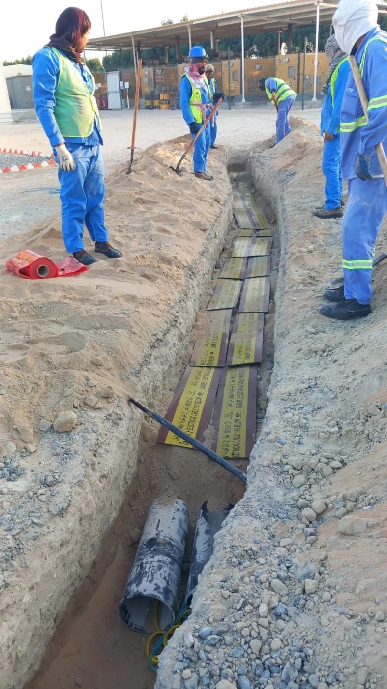 تنفيذ خنادق الخدمات